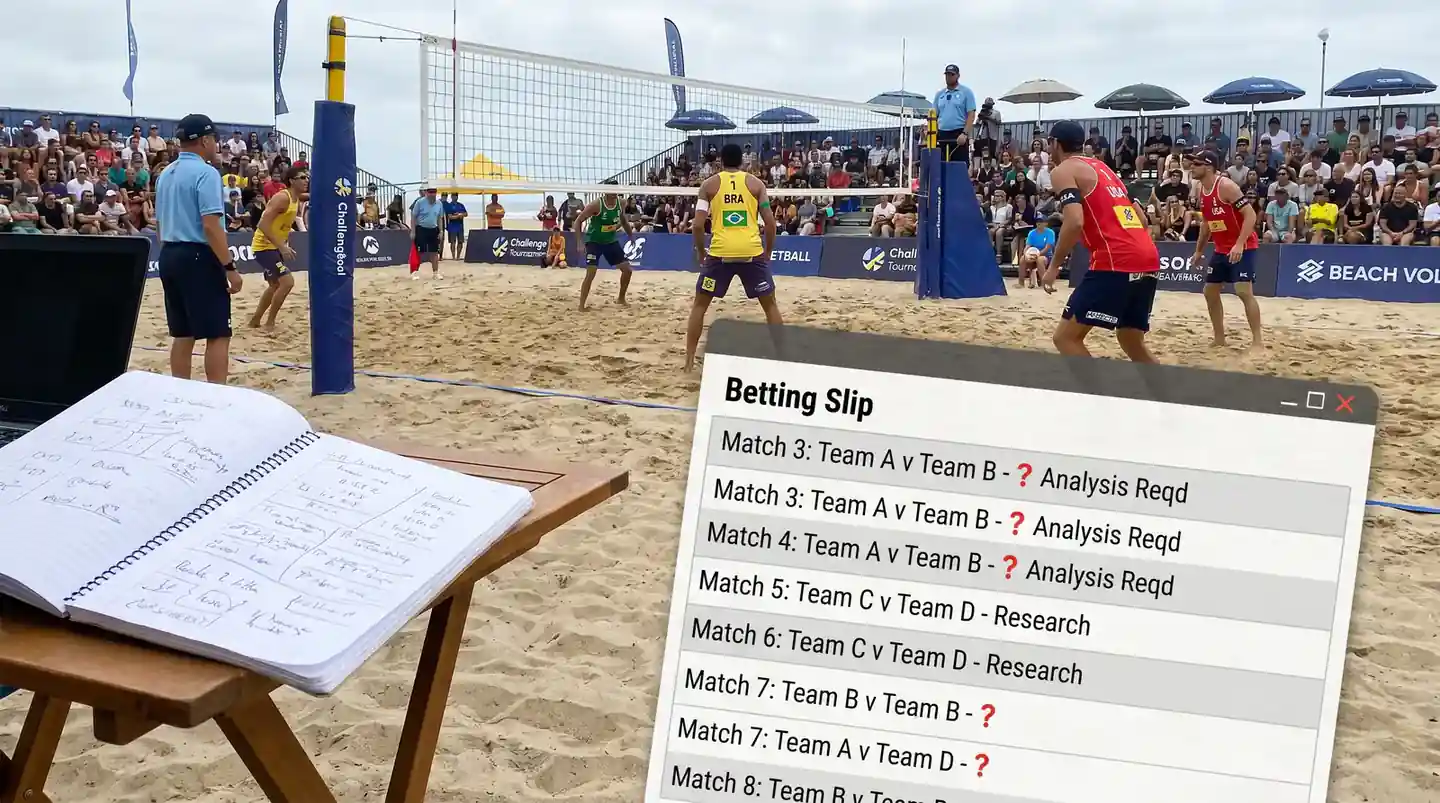 Value-Potenzial bei Beach Pro Tour Challenge-Turnieren durch begrenzte Buchmacher-Daten und weniger analysierte Duos