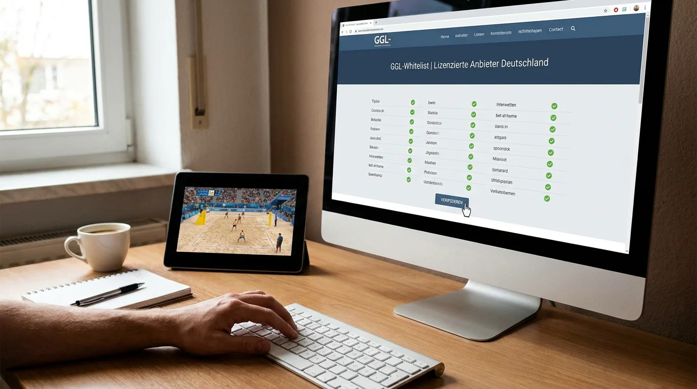 GGL-Whitelist prüfen: lizenzierte Beachvolleyball-Wettanbieter in Deutschland identifizieren und verifizieren