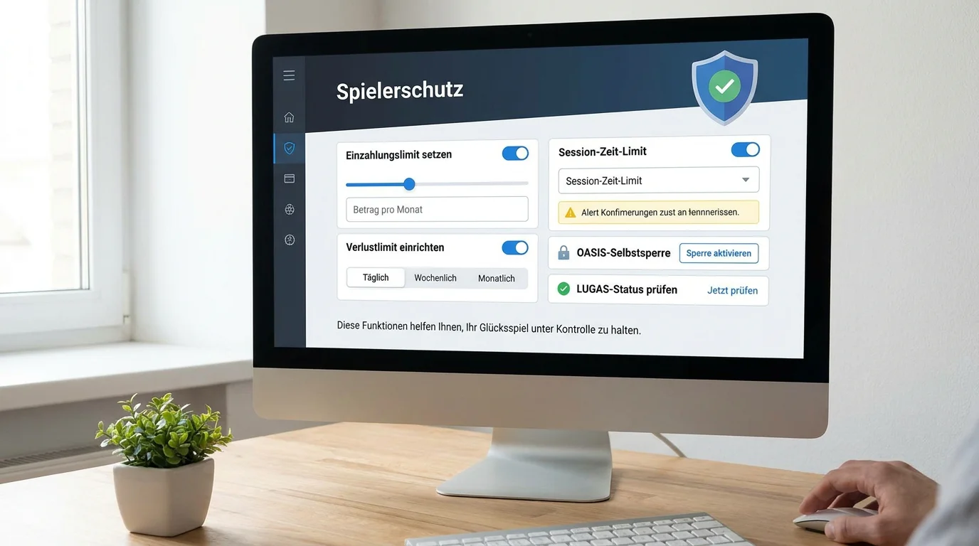 Spielerschutz-Tools für Beachvolleyball-Wetteinsteiger: OASIS-Selbstsperre, LUGAS-Limit und Einzahlungsgrenzen nutzen