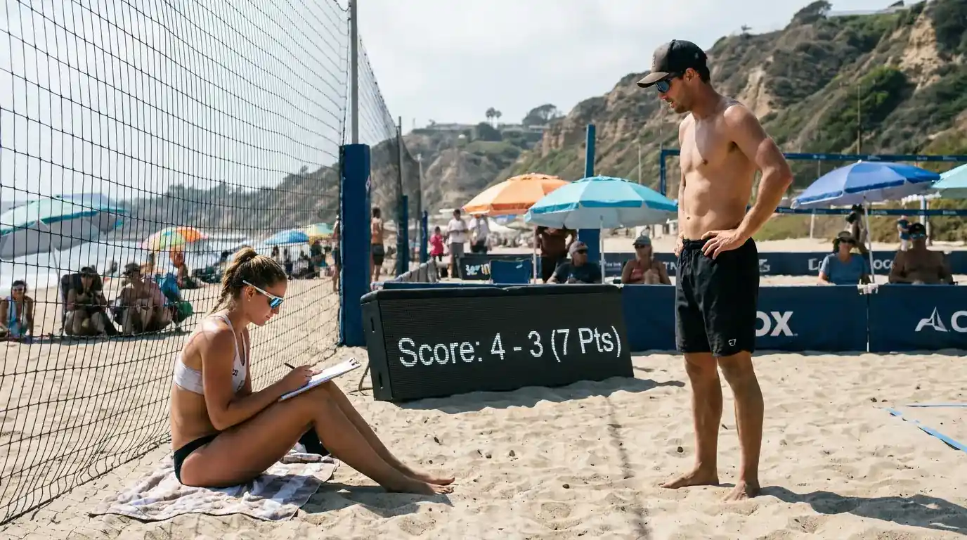 Live-Wetten beim Beachvolleyball Seitenwechsel — optimaler Analysemoment für In-Play-Kombiwetten
