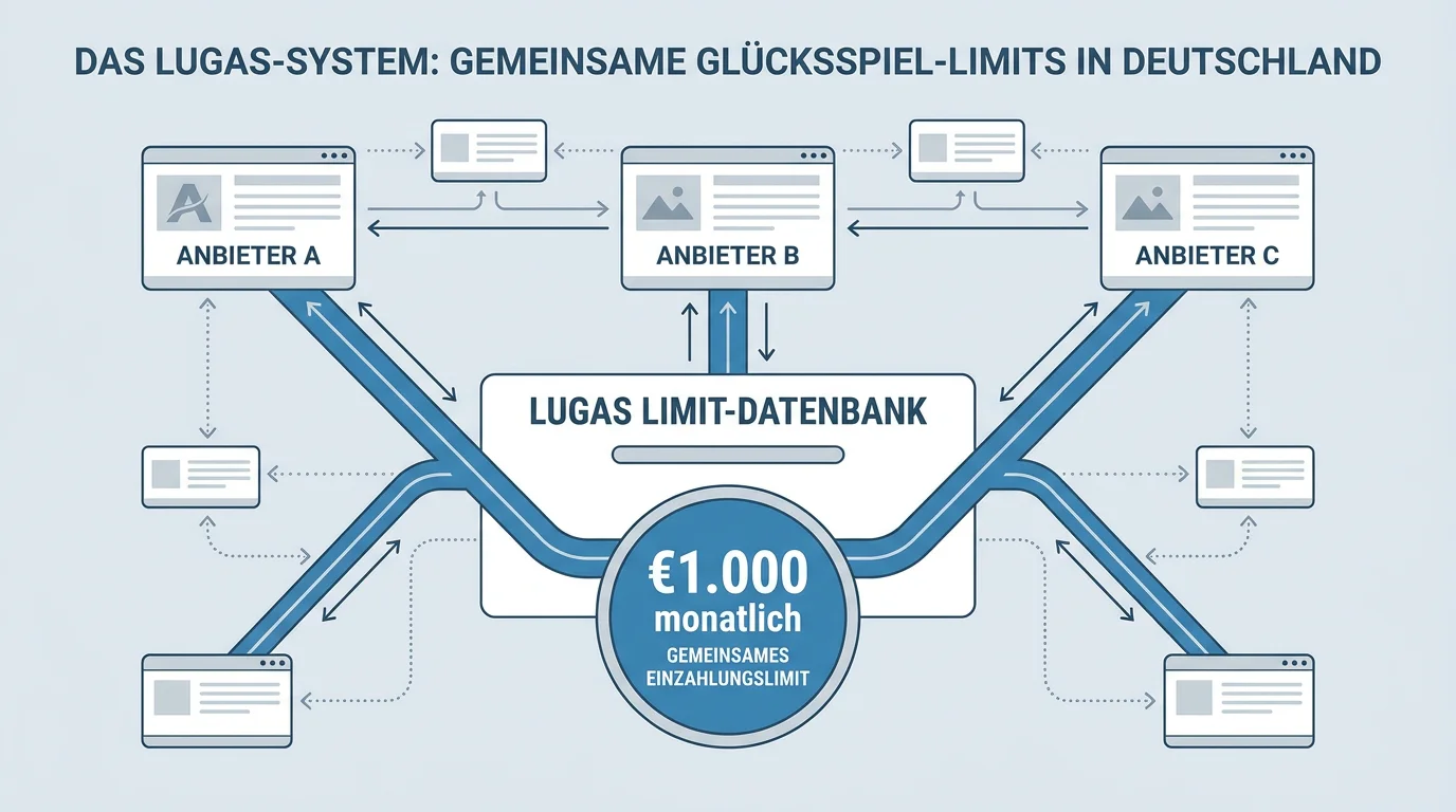 Anbieterübergreifende LUGAS-Einzahlungsgrenze beim Beachvolleyball-Wetten in Deutschland monatlich