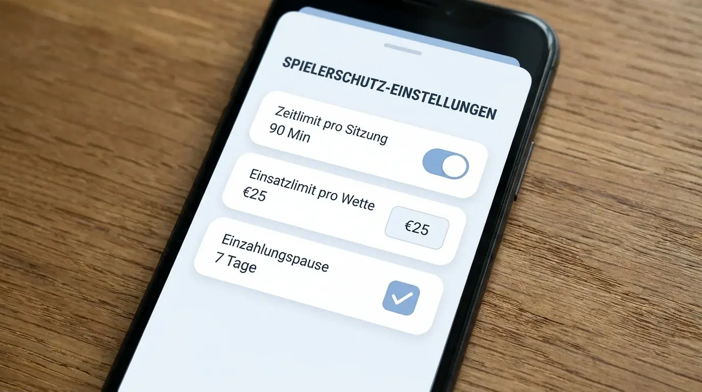 Spielerschutz-Tools GGL-lizenzierter Beachvolleyball-Wettanbieter – Zeitlimit Einsatzlimit und Einzahlungspause